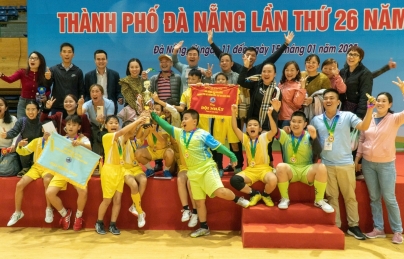 Đội bóng đá Hải Châu vô địch giải Nhi đồng Đà Nẵng năm 2025