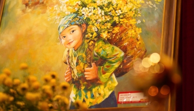 “Xuân đất nước, Tết Việt Nam” rực rỡ, rạng ngời qua mắt trẻ thơ