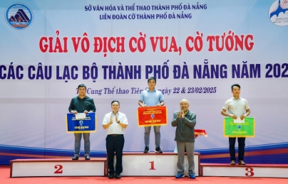Quận Hải Châu giành 28 huy chương tại giải cờ vua, cờ tướng 2025