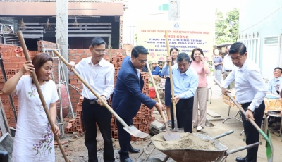 Quận Hải Châu đồng loạt khởi công thực hiện xoá nhà tạm, nhà dột nát