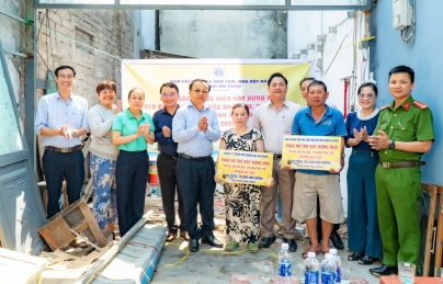 Phường Hải Châu khởi công, bàn giao 4 nhà trong chương trình Xóa nhà tạm, nhà dột nát