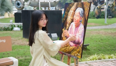 Các bạn nhỏ vẽ “Xuân đất nước – Tết Việt Nam”